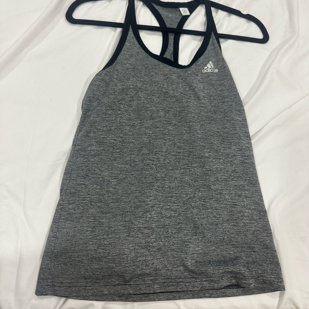 Adidas Women's Heather Gray Tank Top